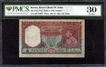 PMCS Graded  30 Very Fine Five Rupees Banknote of King George VI Signed by J B Taylor of 1938 of Burma Issue.