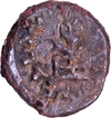 Extremely Rare Gajalakshmi type Copper Coin of Agroha Janapada.