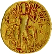 Very Rare Vasishka Gold Dinar Oesho type Coin of Kushan Dynasty.