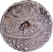 Khujista Bunyad Mint Silver Rupee Coin with Hijri Year 1135 of Muhammad Shah.