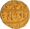 Muhammad Shah, Burhanpur Dar-us-Surur Mint, Gold Mohur Coin with Hijri year 114X and 10 RY.