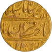 Rare Muhammad Shah, Shahjahanabad Dar ul Khilafa Mint Gold Mohur Coin.
