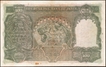 Very Rare One Hundred Rupees Banknote of King George VI Signed by C D Deshmukh of 1947 of Calcutta Circle of Burma Issue.