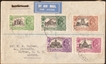 Extremely Rare First Day Cancellation of Jubilee Cover of King George V used for Air Mail Cover.