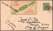 A Rare Rocket Mail Cover of King George V Period tied up label  FIRST FIRING, Ship to shore.
