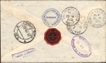 Very Rare Meter Franking Registered Cover of 1951 dispatched to Very Rare destination FRENCH MOROCCO.