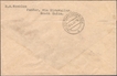 Gandhi Registered by Air Mail Combination Cover of Gandhi and George VI.