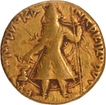   Extremely Rare Athsho type Gold Dinar Coin of Kanishka I of Kushan Dynasty.