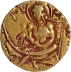 Samudragupta Gold Dinar Coin of Lyrist type of Guptas.
