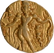 Rare Gold Dinar Coin of Chandragupta II of Guptas of Archer type.