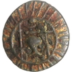 Copper Base Alloy Coin of Vishnukundin Dynasty of Andhra Region.