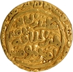 Delhi Sultanate, Khilji Dynasty, Ala ud-din Muhammad Khilji Gold Tanka Coin with AH 71x