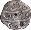 Kam Bakhsh Nusratabad Mint, Silver Rupee of Din e panah Couplet Coin.