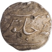 Mule Muhammad Shah Surat  Mint  Silver Half Rupee 6  RY Reverse die Badshah Ghazi type,  Ba-Luft Elah  Couplet Coin,  