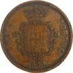 Indo-Portuguese, Colonial Coinage, Luiz I, Copper Tanga (60 Reis), 1871 AD.