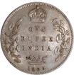 Rare 1908 (8 over 7) King Edward VII of Silver One Rupee Coin of Bombay Mint.