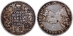Rare Silver One Rupee Coin of King George V of Bombay Mint of 1919 with Die Rotation.