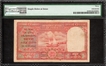 Rare PMG Graded 30 Very Fine Persian Gulf Issue Ten Rupee Banknote Signed by H V R Iyengar of Republic India of 1959.