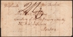 Very Rare Pre Stamp Ship Letter dispatched in 1828 by Zenobia Ship from Madras to London.