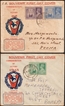 A Pair of 2 Fascinating Private Souvenir First Day Covers to Commemorate World War II & Victory of King George VI.