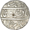 Silver rupee of muhammad shah of ajmer mint.