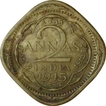 1943, King George VI, Brass 2 Annas of Bombay mint, 