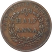 Copper half anna of East india company (1835).