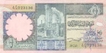 Paper money of Libya of 1/4 Dinar of 1991 issued.