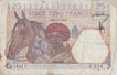 25 Francs (Vingt Cinq Franc) Paper Money Of French West Africa. 