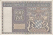 100 Mark Paper money of Bavaria.