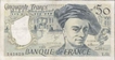 50 Francs Paper Money of France.