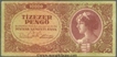 Paper money of Hungary of 10000 Pengo of 1945 issued.