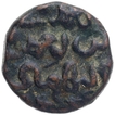 Copper One Third Gani Coin of Ala ud din Ahmad II of Bahmani Sultanate.