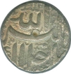 Silver One Rupee of Akbar of Ahmadabad Mint.