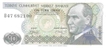 Paper money of Turkey of 10 Lirasi of 1970 issued.