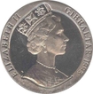 Cupro Nickle One Crown coin of  Elizabeth - II, Gibraltar 1993.