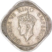 Cupro Nickel Half Anna of King George VI of Calcutta Mint of 1940.
