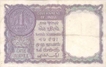 1 Rupees Bank NOte of India of L.K. Jha of 1957 issued.