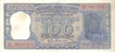 100 Rupees Bank Note of India of P.C. Bhattacharya Governor of 1967 issued.
