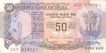 50 Rupees Bank Note Of India of c. Rangarajan Governor