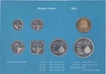 Set Seven Coins of Different Denominations of Aruba of Dutch mint.