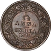 Bronze One Twelfth Anna Coin of King George V of Calcutta Mint of 1932.