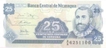 Paper money of Nicaragua of 25 Centavos.