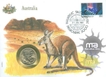 Australia. 1987. Special Cover With Coin & Stamps with Special Cancellation. Cover, Coin & Stamp on Wildlife Theme.