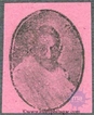 Newsprint Pink Colour of Triangle Shaped of Gandhi.