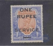 1912, King George V official issue of surcharged.