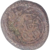 Copper Kasu of Mangamma of Madurai Nayakas of Srivira script.