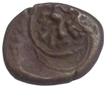 Copper Kasu Coin of Mangamma of Srivira script of Madurai Nayaks.