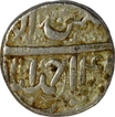 Silver One Rupee Coin of Akbar of Ahmadabad Mint of Bahman Month.