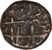 Copper Falus Coin of Firuz Shah Tughluq of Dar ul-Mulk Delhi Mint of Delhi Sultanate.